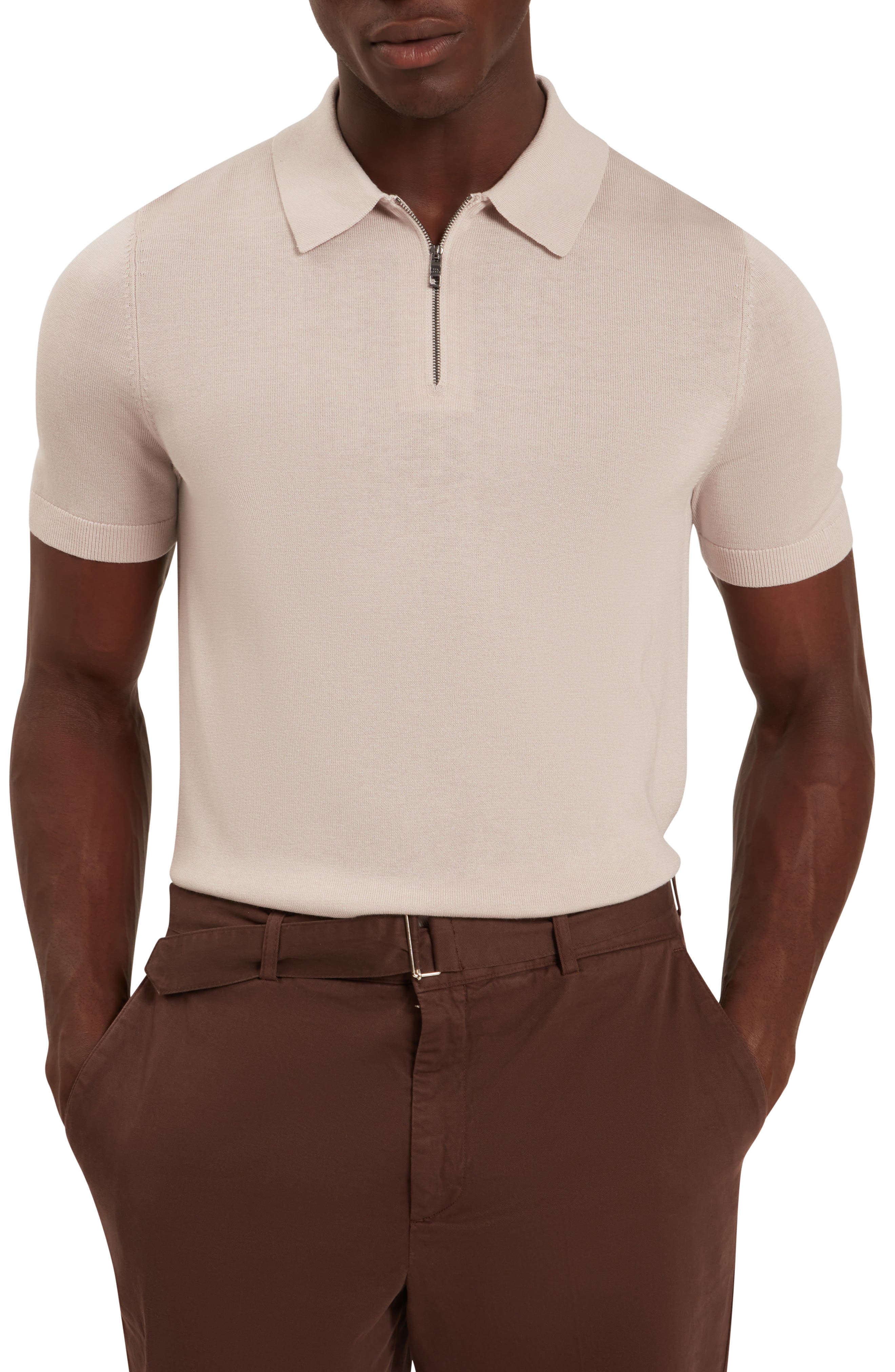 Givrans Zip Polo Sweater