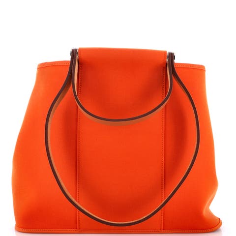 Cabag Handbag Toile and Leather 32