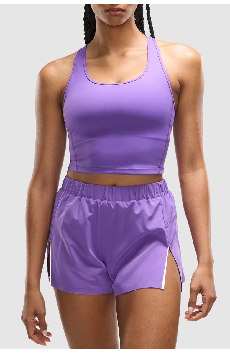 Peloton PaceForm Fitted Race Tank, Main, color, Bright Purple