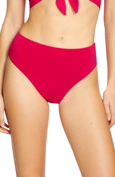 Ava High Waist Bikini Bottoms