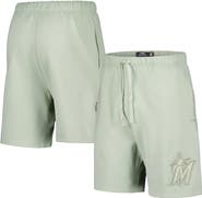 PRO STANDARD Men's Pro Standard Light Green Miami Marlins Neutral Fleece Shorts