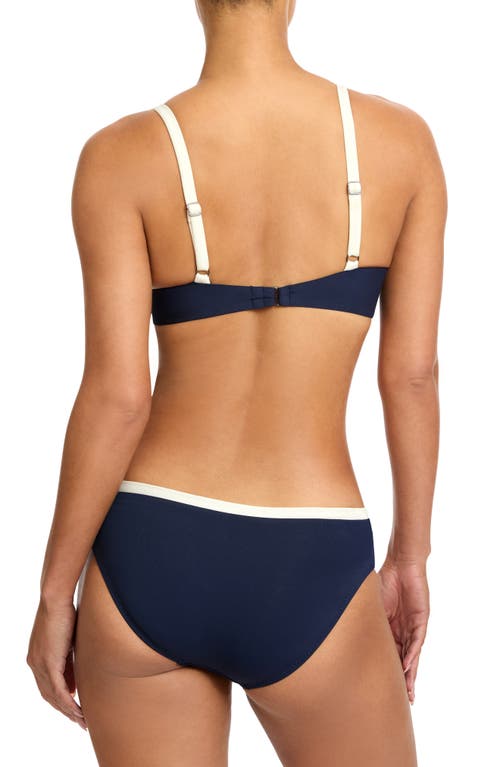 Robin Piccone Tierna Triangle Bikini Top In Blue