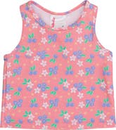 RuffleButts Toddler Girls UPF50+ Active Tank Top