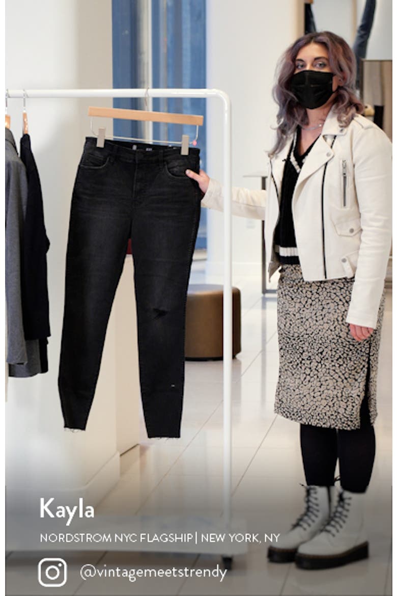 Donna Fab Ab High Waist Ankle Skinny Jeans video