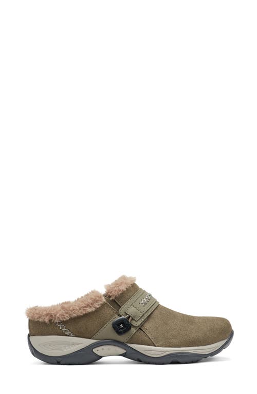 Easy Spirit Elinn Faux Shearling Mule In Green