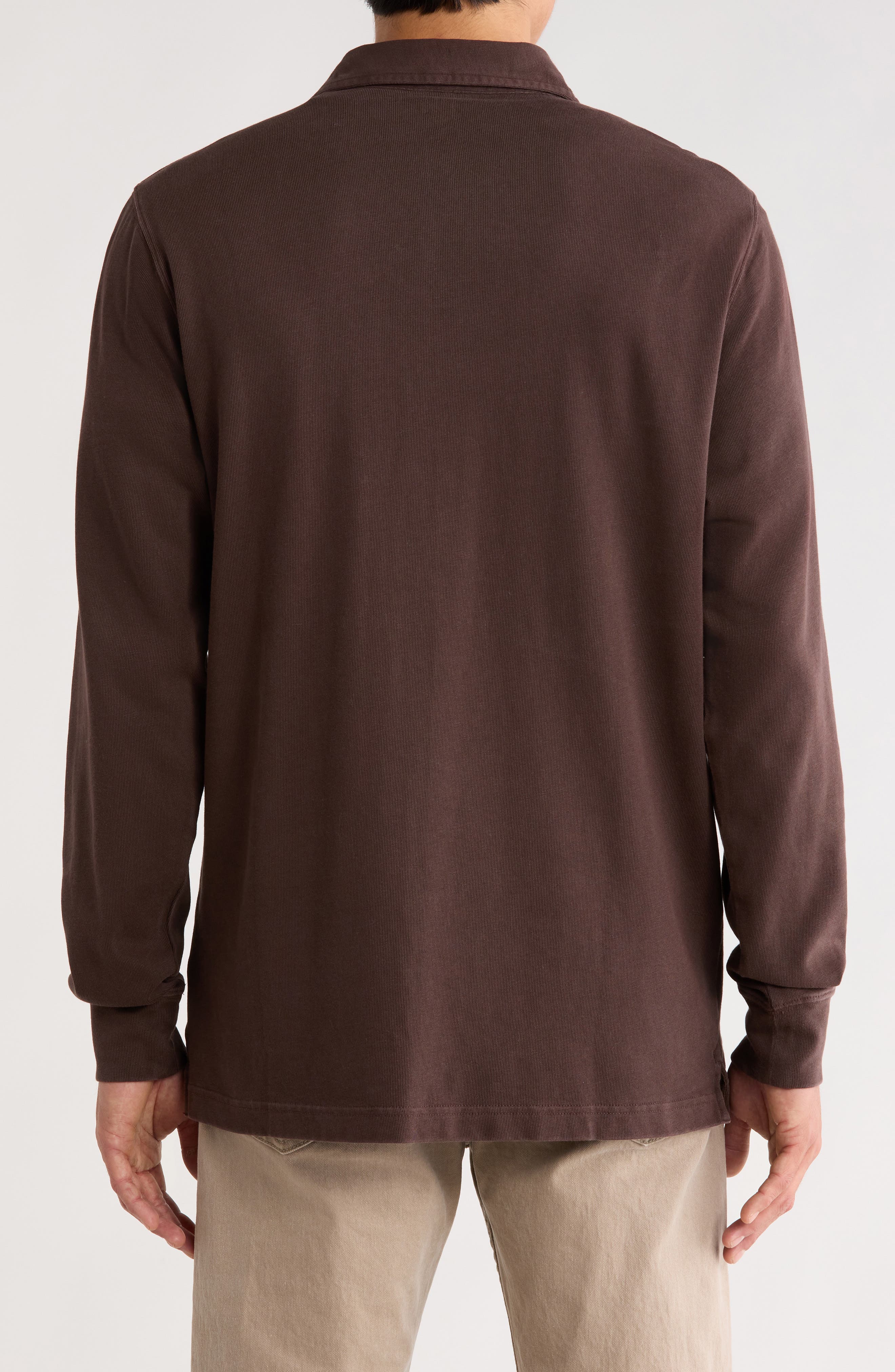 Long Sleeve Heavyweight Jersey Polo - image 2