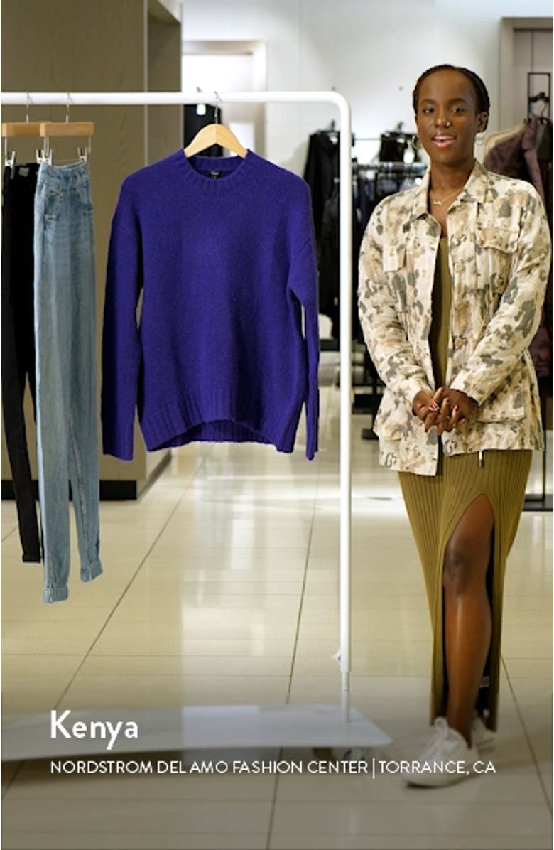 Olivia Crewneck Wool Blend Sweater, sales video thumbnail