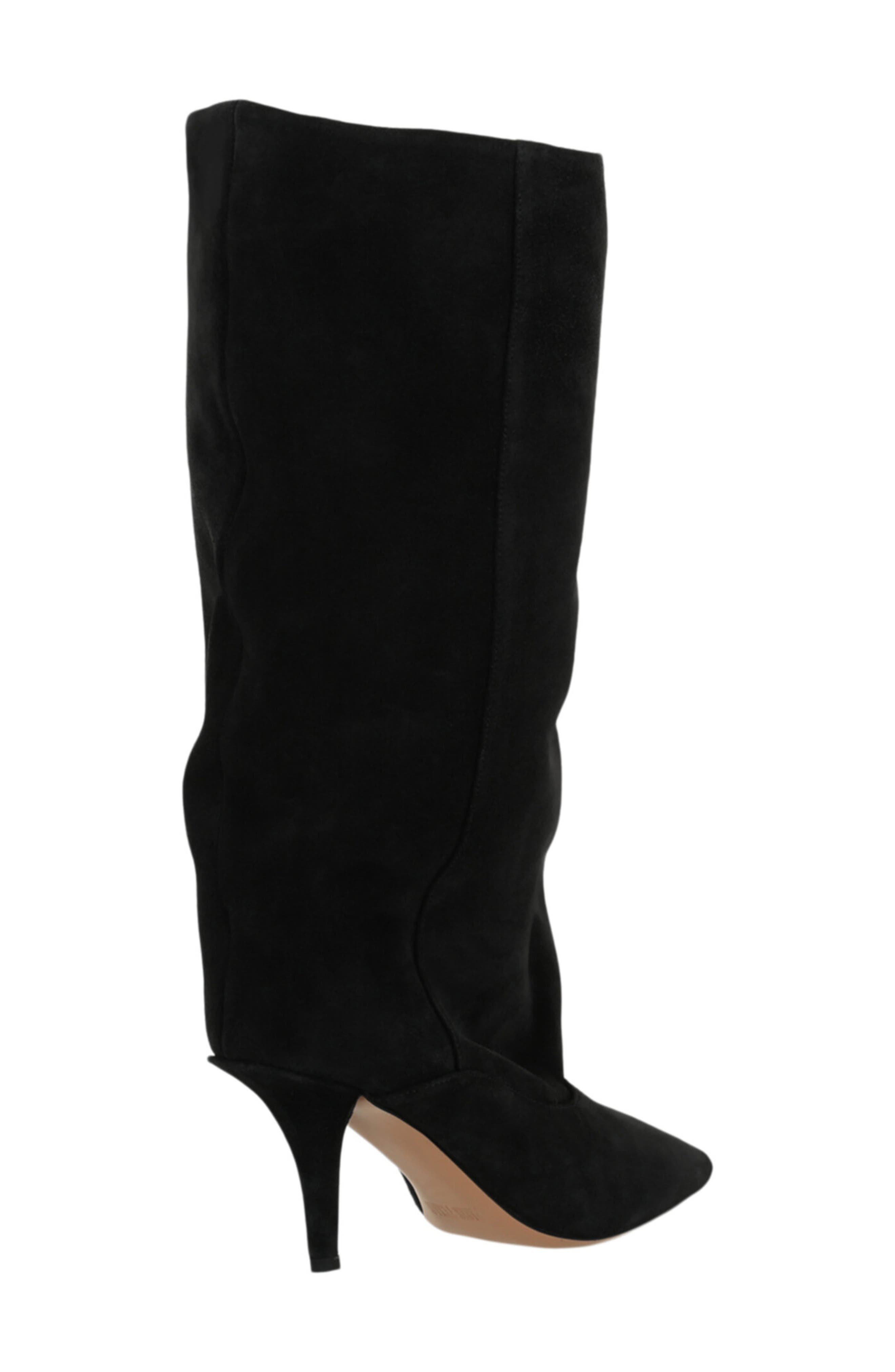 Paris Texas Ines Pointed Toe Boot, Alternate, color, Off Black