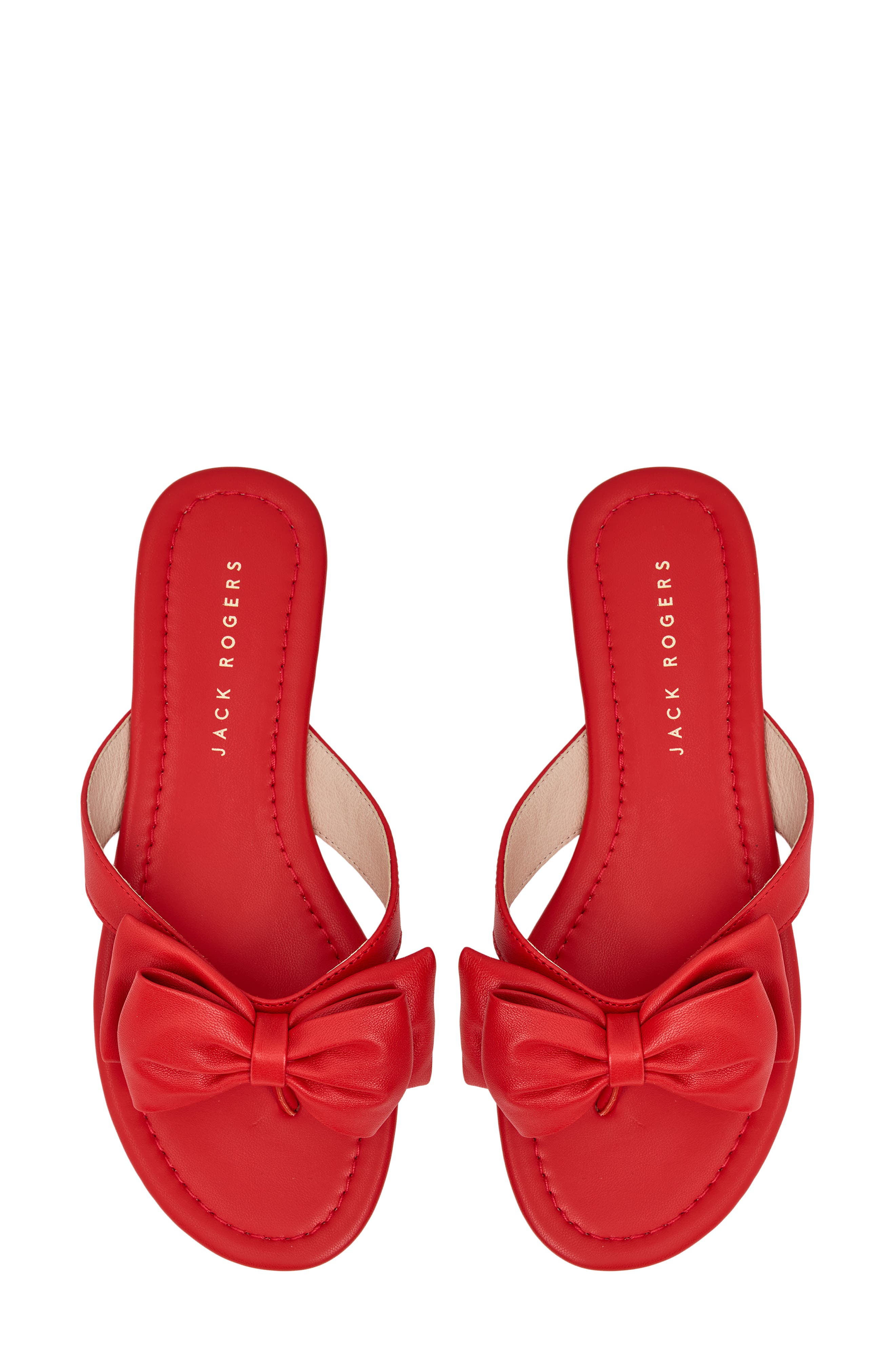 Jack Rogers Vannah Flip Flop, Alternate, color, Fire Red