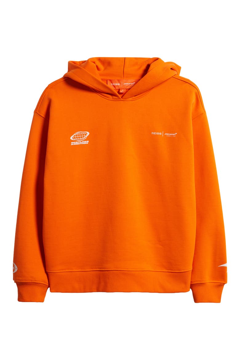 X McLaren Rowan Cotton Hoodie, Alternate, color, PAPAYA ORANGE