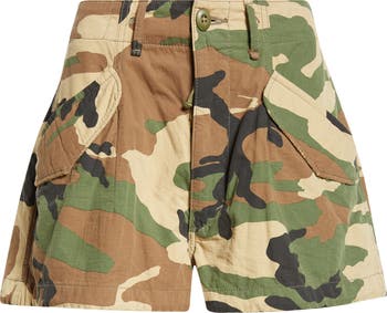 【R13】マリアンヌ カーゴショート R13 Marianne Camouflage Cargo Shorts | Nordstrom