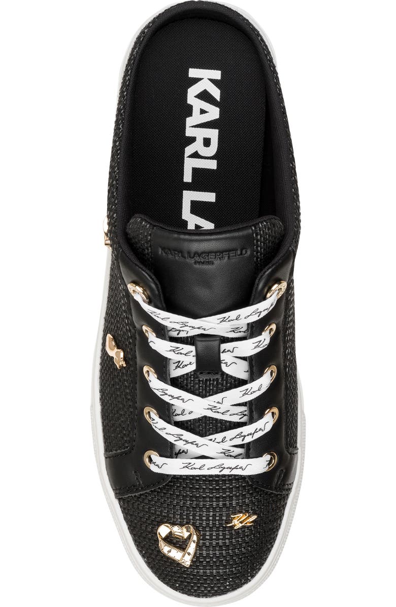 KARL LAGERFELD PARIS Cambria Mule Sneaker, Alternate, color, Black