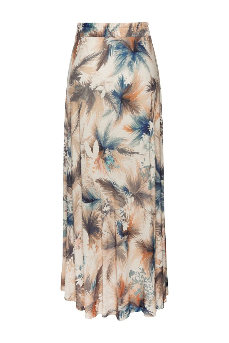 Side Slit Maxi Skirt, Alternate, color, Blue Sand