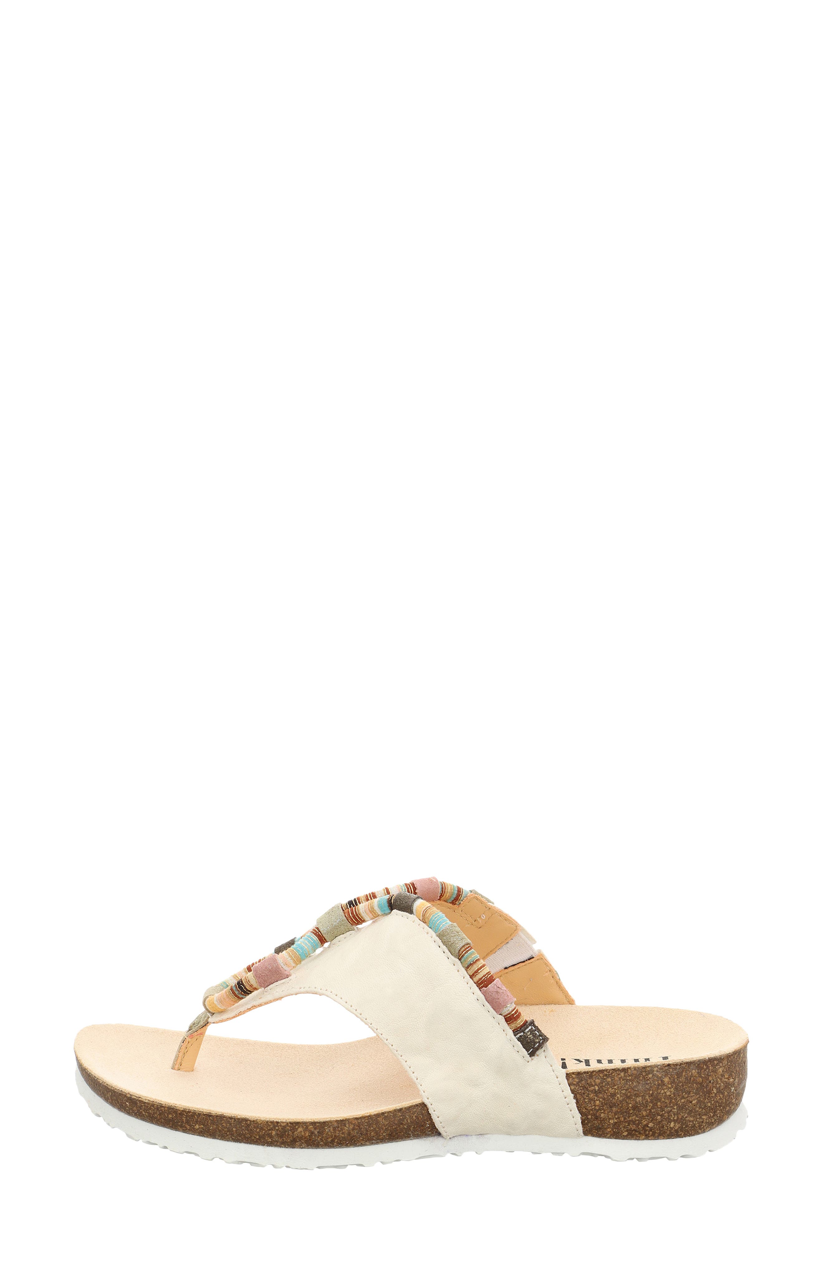 Think! Julia Rope Flip Flop, Alternate, color, Bianco Combo