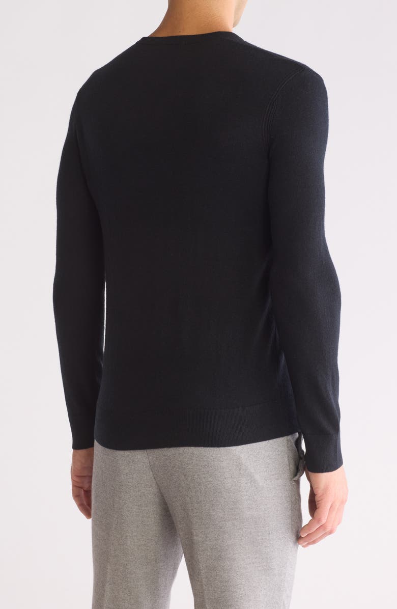Theory Riland V-Neck Sweater, Alternate, color, Blk