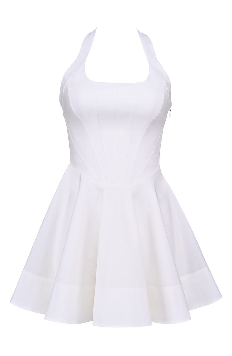 HOUSE OF CB Sasha Halter Minidress, Alternate, color, White