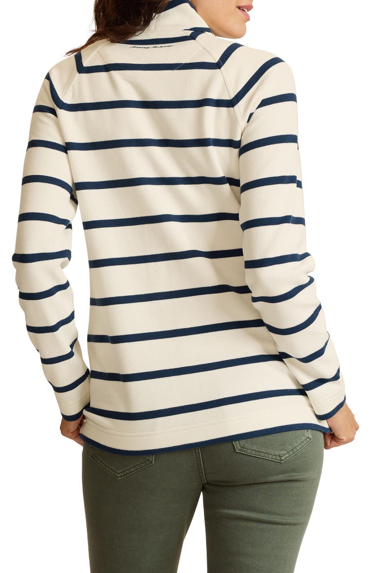 Aruba Full Zip Stripe Hoodie, Alternate, color, COCONUT