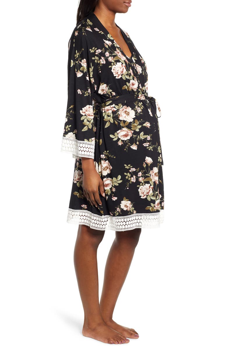 Angel Maternity Maternity/Nursing Dress, Robe & Blanket Set, Alternate, color, 