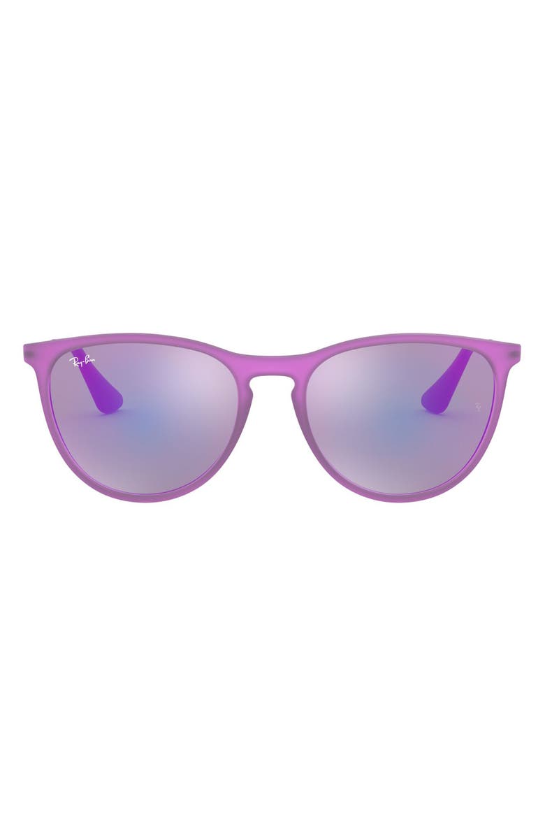 Ray-Ban Ray-Bay Junior Izzy 50mm Mirrored Sunglasses, Main, color, Ultra Violet/ Violet Mirror