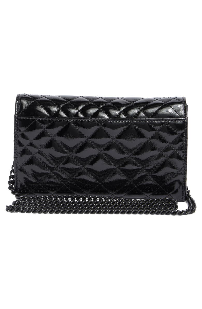 Kurt Geiger London Drench Quilted Leather Wallet on a Chain, Alternate, color, 