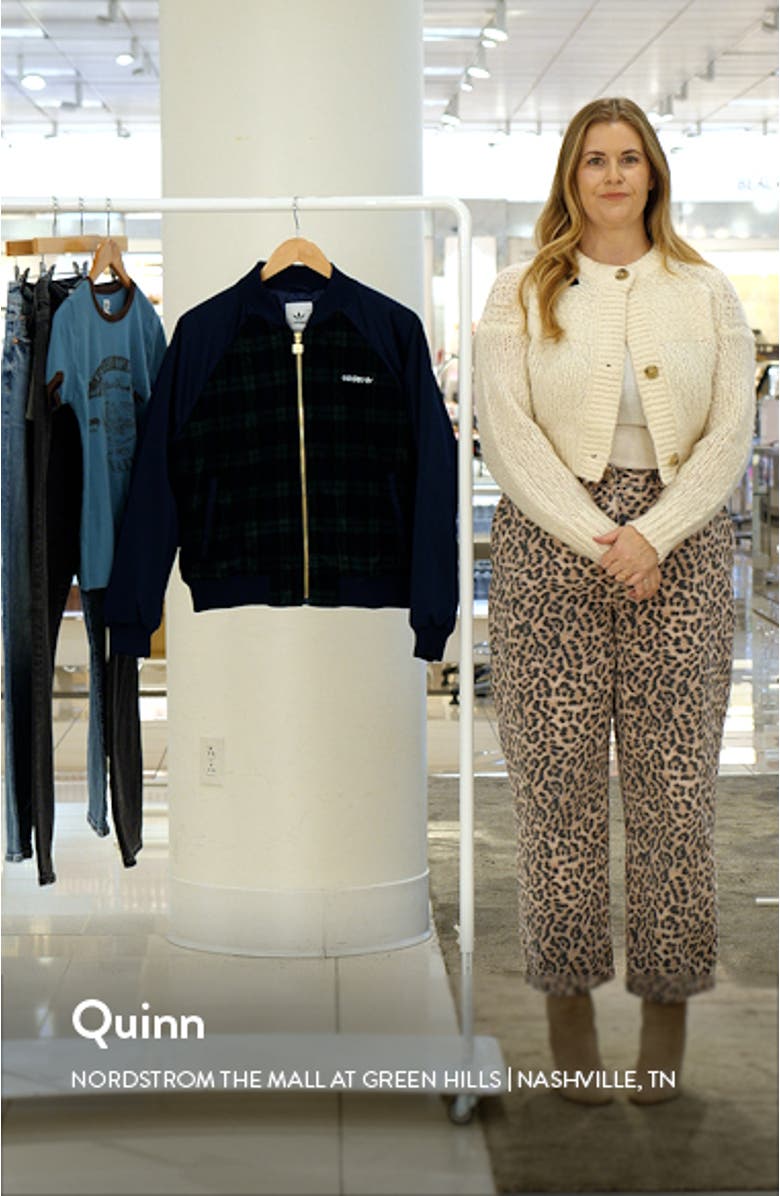 Tartan Corduroy Collegiate Jacket, sales video thumbnail