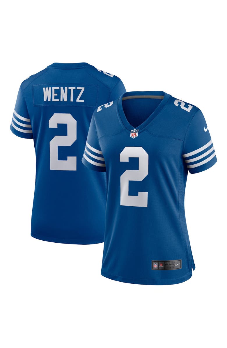 Nike Women's Nike Carson Wentz Royal Indianapolis Colts Alternate Game Jersey, Alternate, color, 