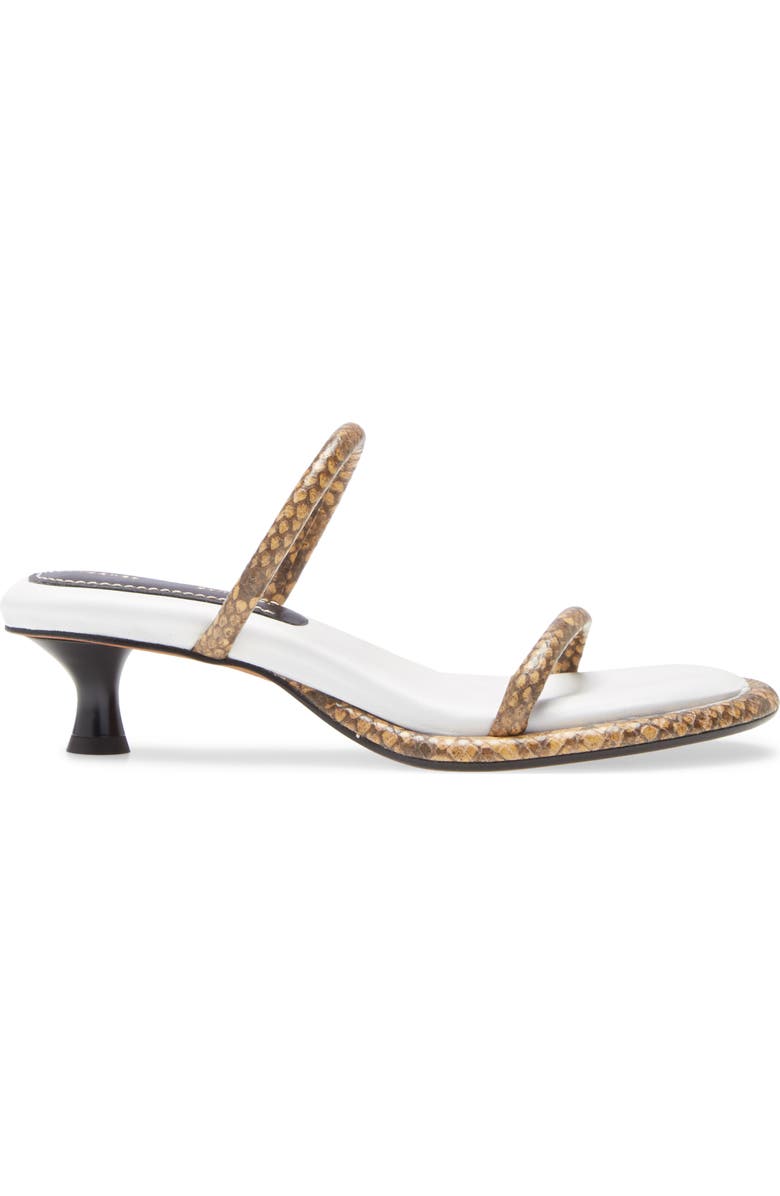 Proenza Schouler The Pipe Double Band Slide Sandal, Alternate, color,