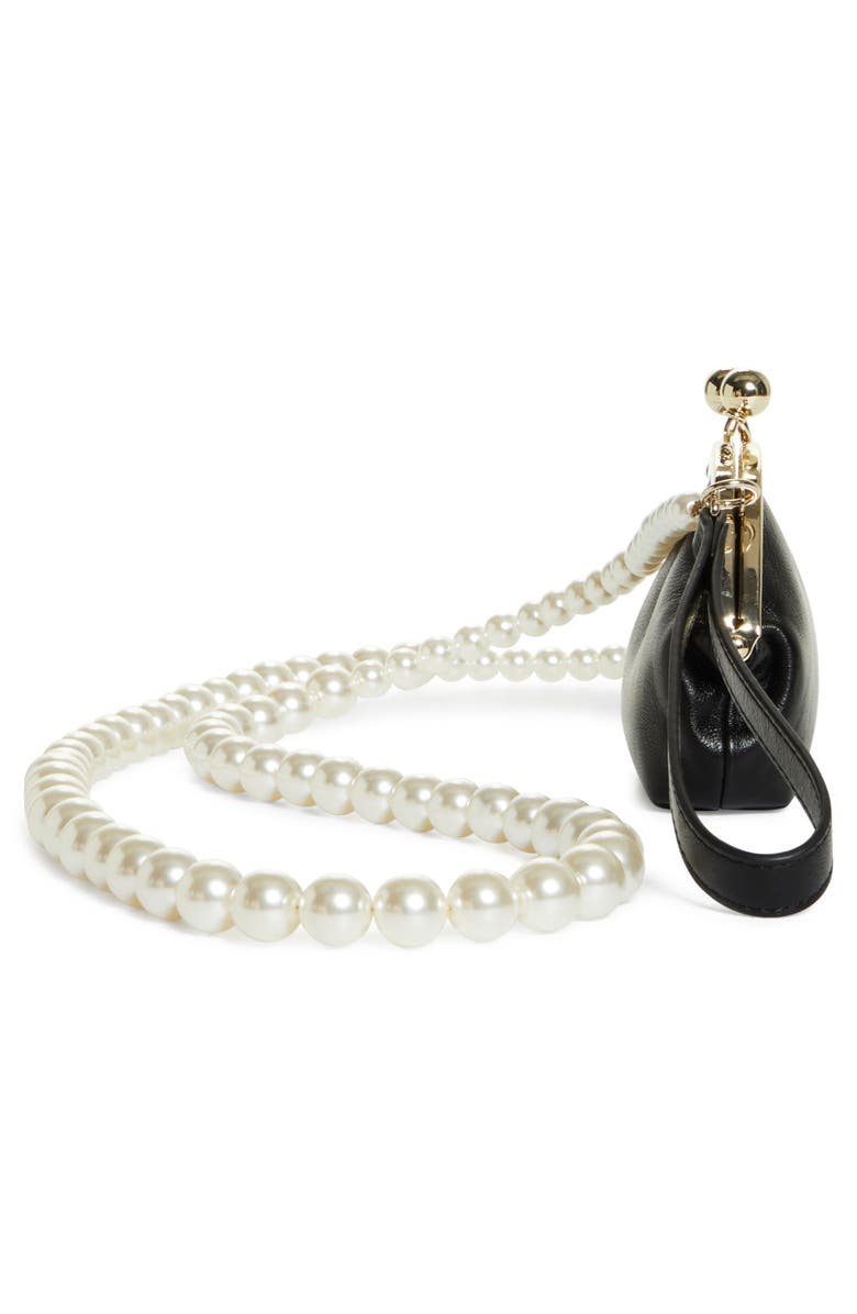 Simone Rocha Leather Crossbody Coin Purse, Alternate, color,