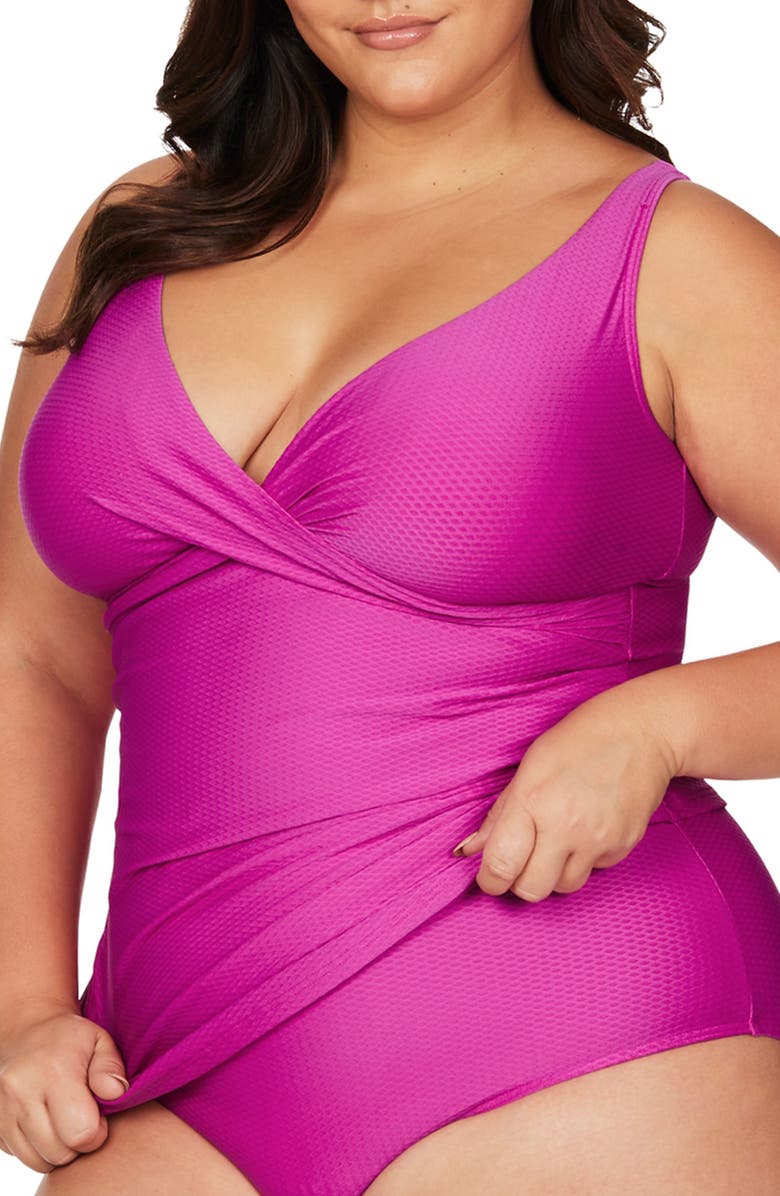 Artesands Serenade Delacroix D-Cup & Up Tankini Top, Alternate, color, Pink