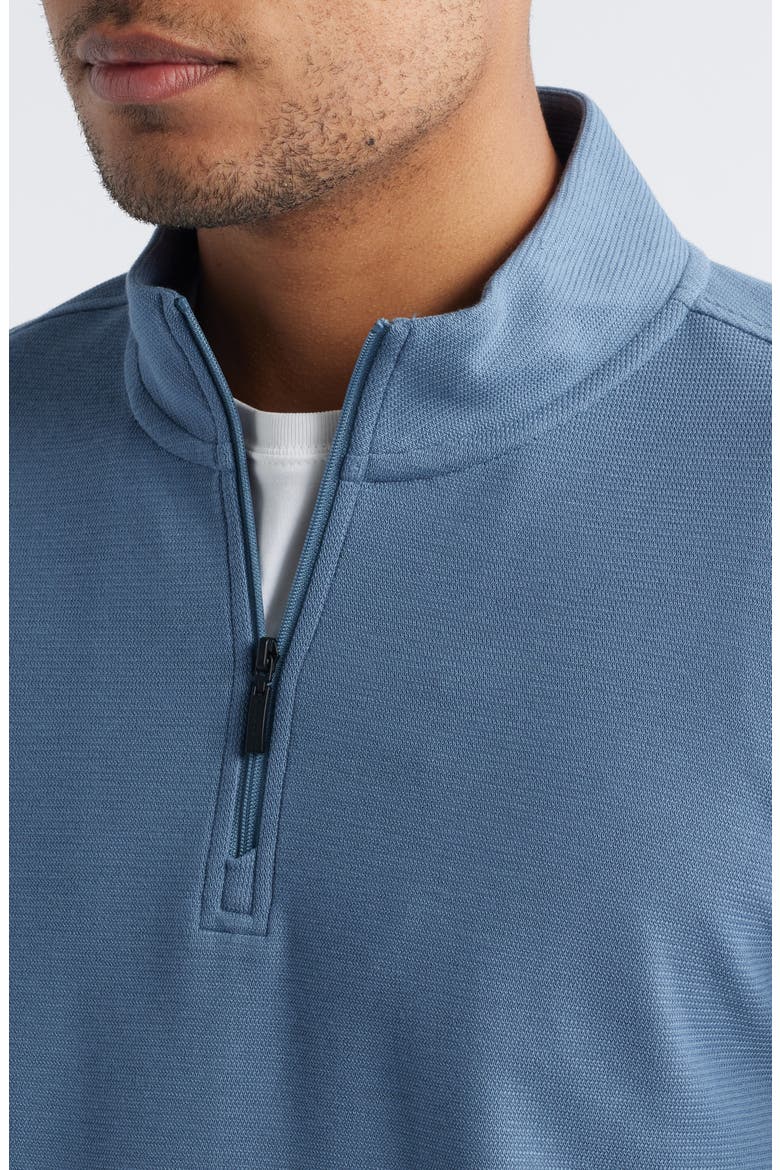 Karuna Half Zip Pullover, Alternate, color, BLUEFIN