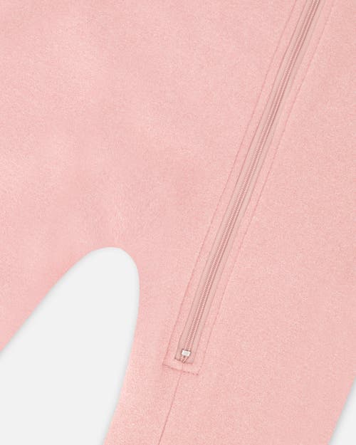 Deux Par Deux One-piece Thermal Underwear In Pink