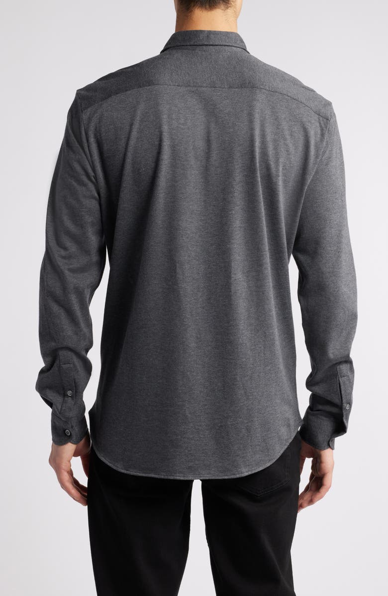 Emporio Armani Cotton Button-Up Shirt, Alternate, color, 