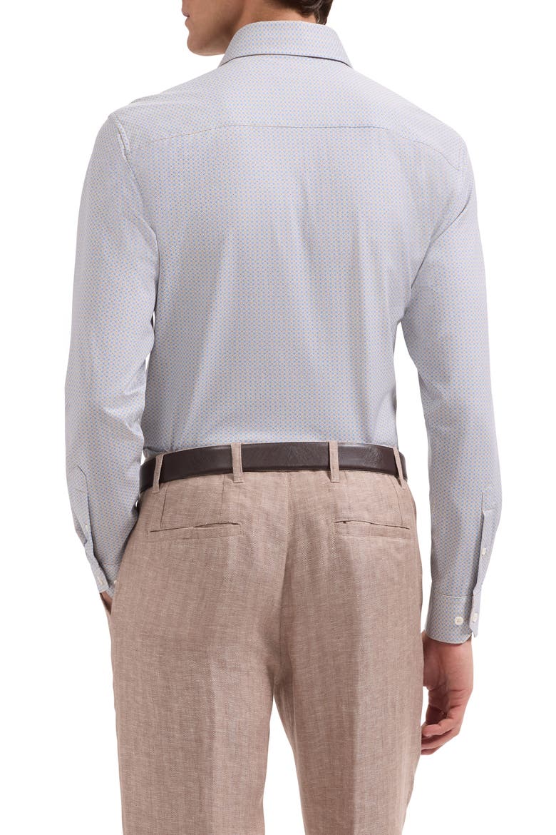 Devon OoohCotton® Geo Print Button-Up Shirt, Alternate, color, SAND