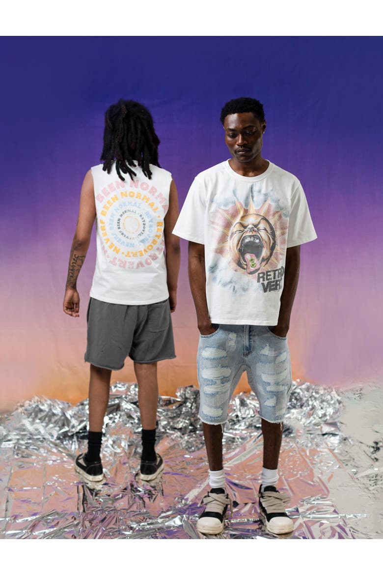 Sun Tongue Tee, Alternate, color, White