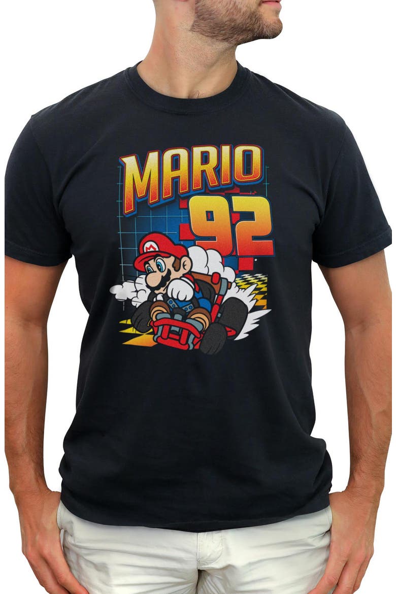 Men's Nintendo Mario Kart '92 Graphic T-Shirt, Main, color, Black