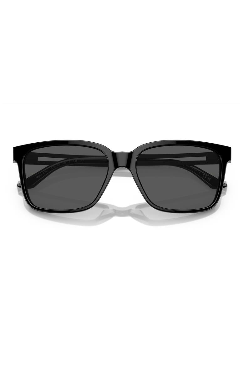 Rock Icon 58mm Sunglasses, Alternate, color, DARK GREY