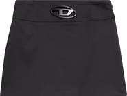 DIESEL® Dixy Logo Inset Miniskirt
