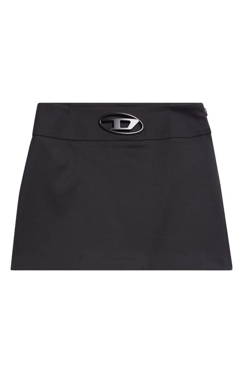 Diesel ® Dixy Logo Inset Miniskirt