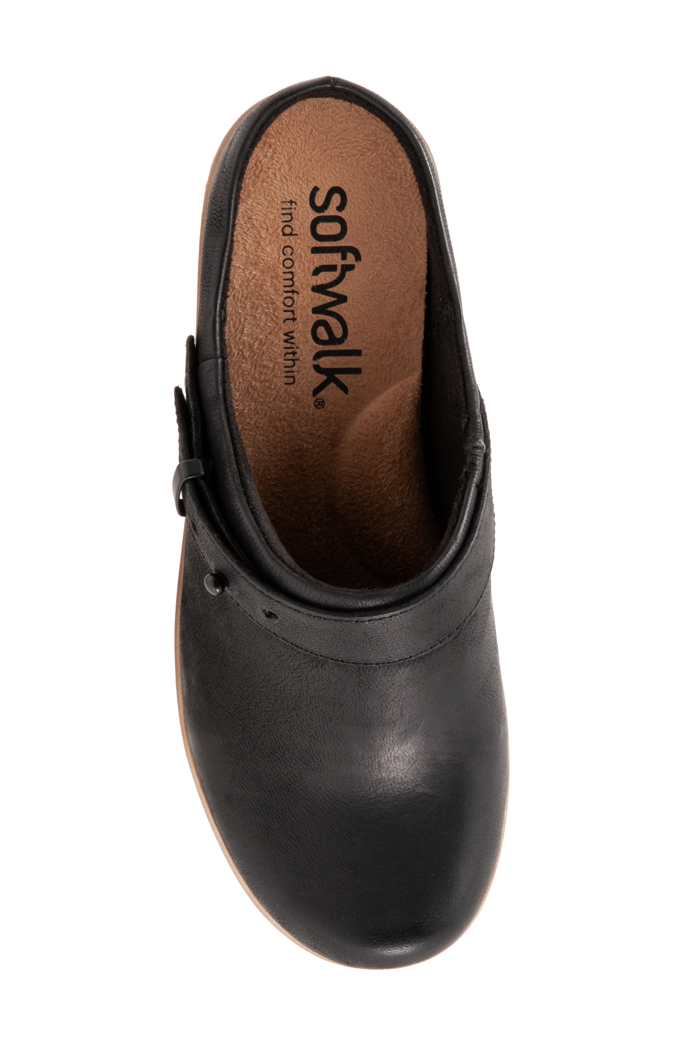 SoftWalk<sup>®</sup> Marquette Clog, Alternate, color, Black Nu