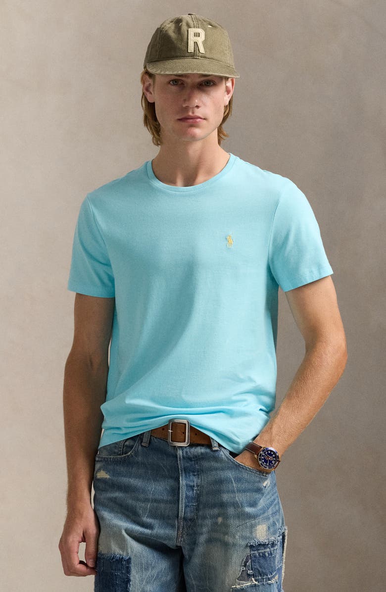 Polo Ralph Lauren Classic Fit Jersey Crewneck T-Shirt, Alternate, color, 