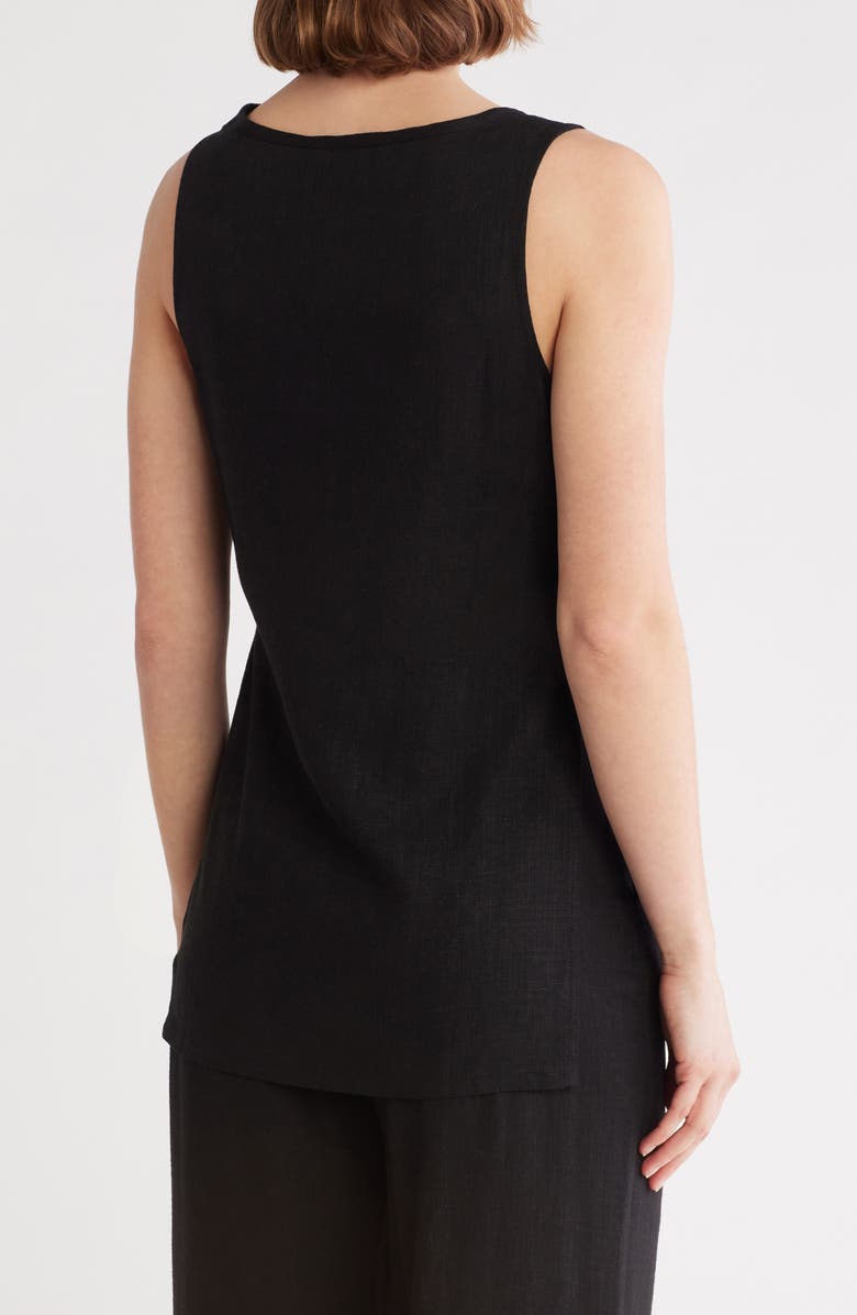 Love By Design Delilah Open Side Sleeveless Top, Alternate, color, Black