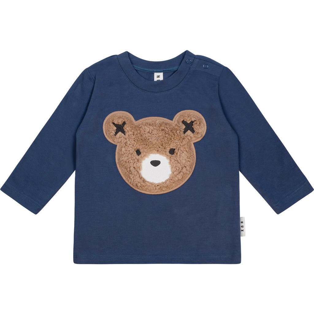 Huxbaby Furry Huxbear Longsleeve Top In Blue