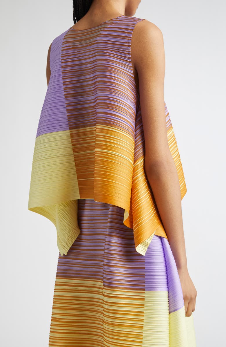 Pleats Please Issey Miyake Photon Bounce Top, Alternate, color,