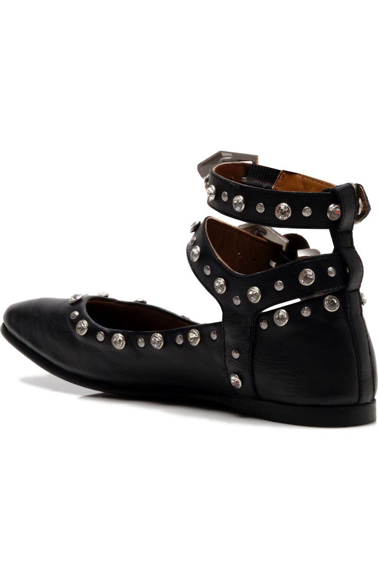 Free People Mystic Diamante Ankle Strap Flat, Alternate, color,