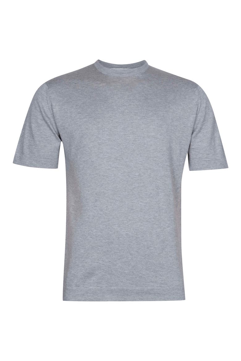 Lorca Crewneck T-Shirt, Main, color, SILVER