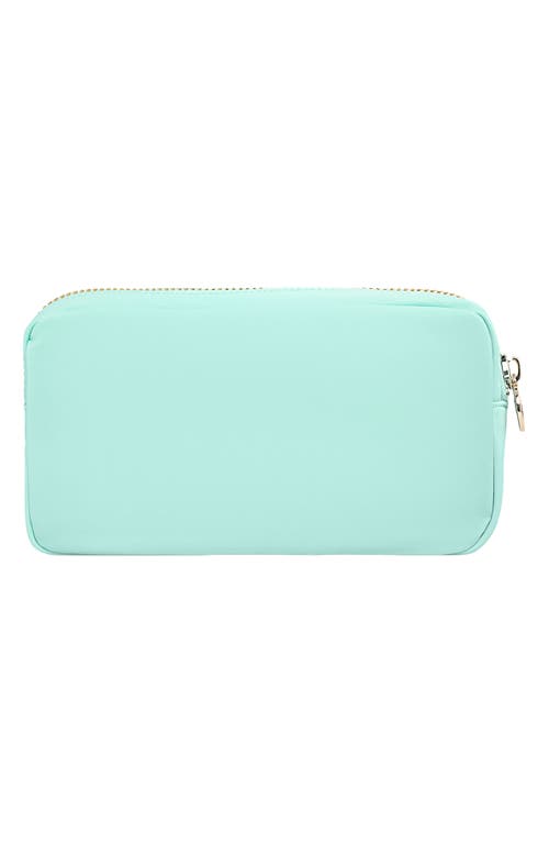 Stoney Clover Lane Small Out Of Office Embroidered Nylon Pouch In Pink