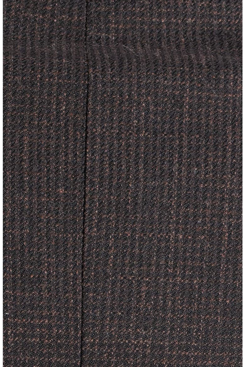 Ross Slim Fit Brown Micro Houndstooth Sport Coat, Alternate, color, BROWN