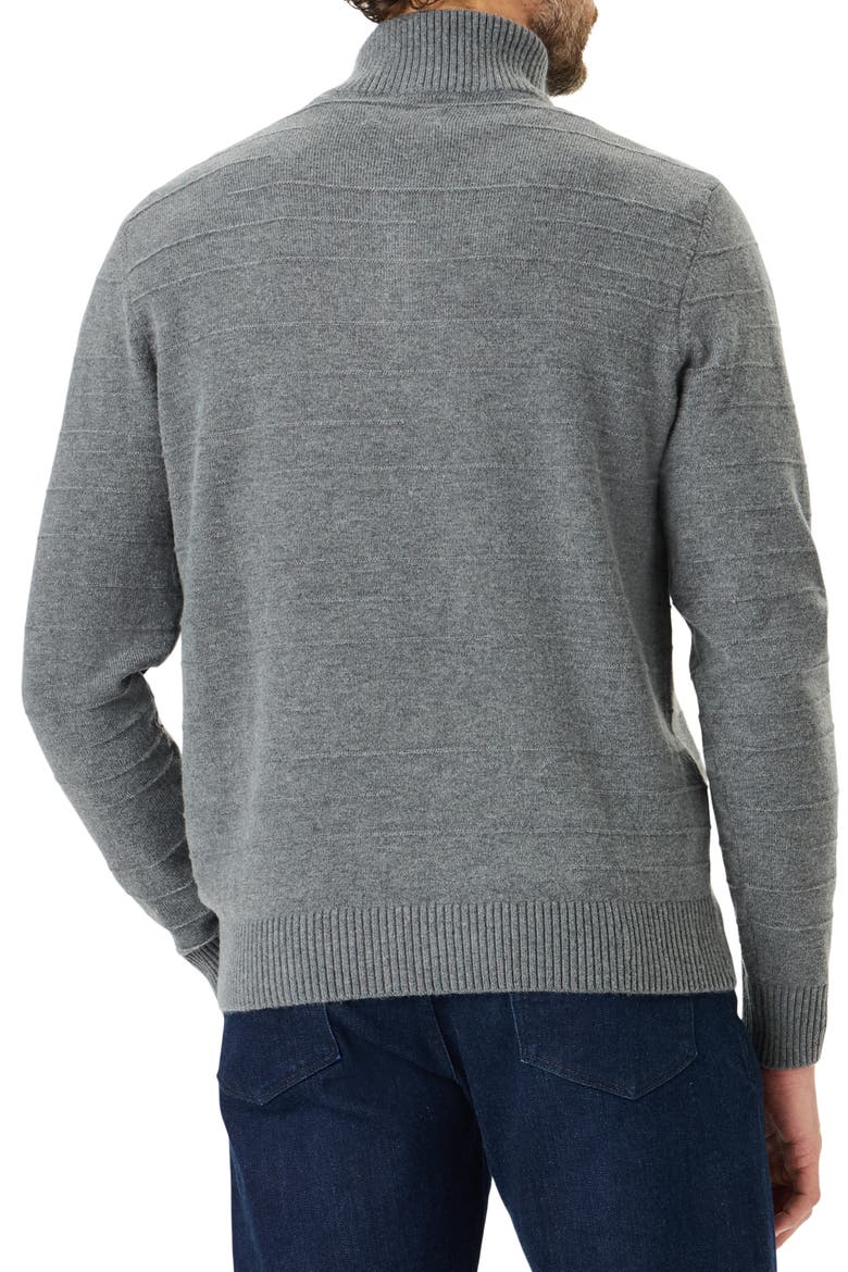Poggio Quarter Zip Sweater, Alternate, color, GREY