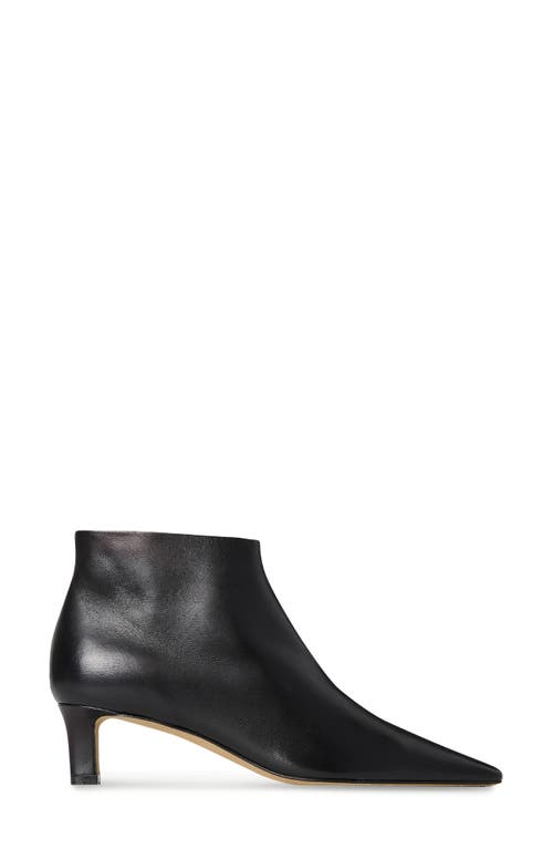 The Row Carla Kitten Heel Bootie In Black