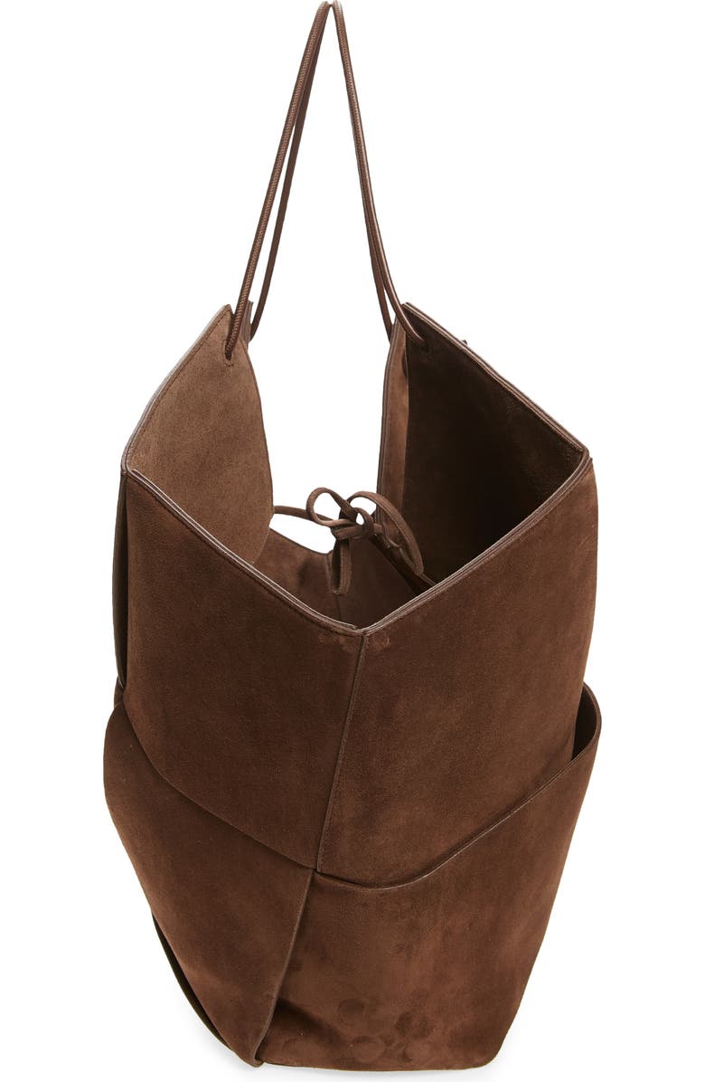 Bottega Veneta Large Suede Intreccio Tote, Alternate, color,